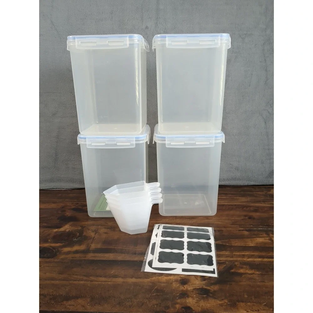 Vtopmart‎ Air Tight Food Storage Container 4 Piece Set open box